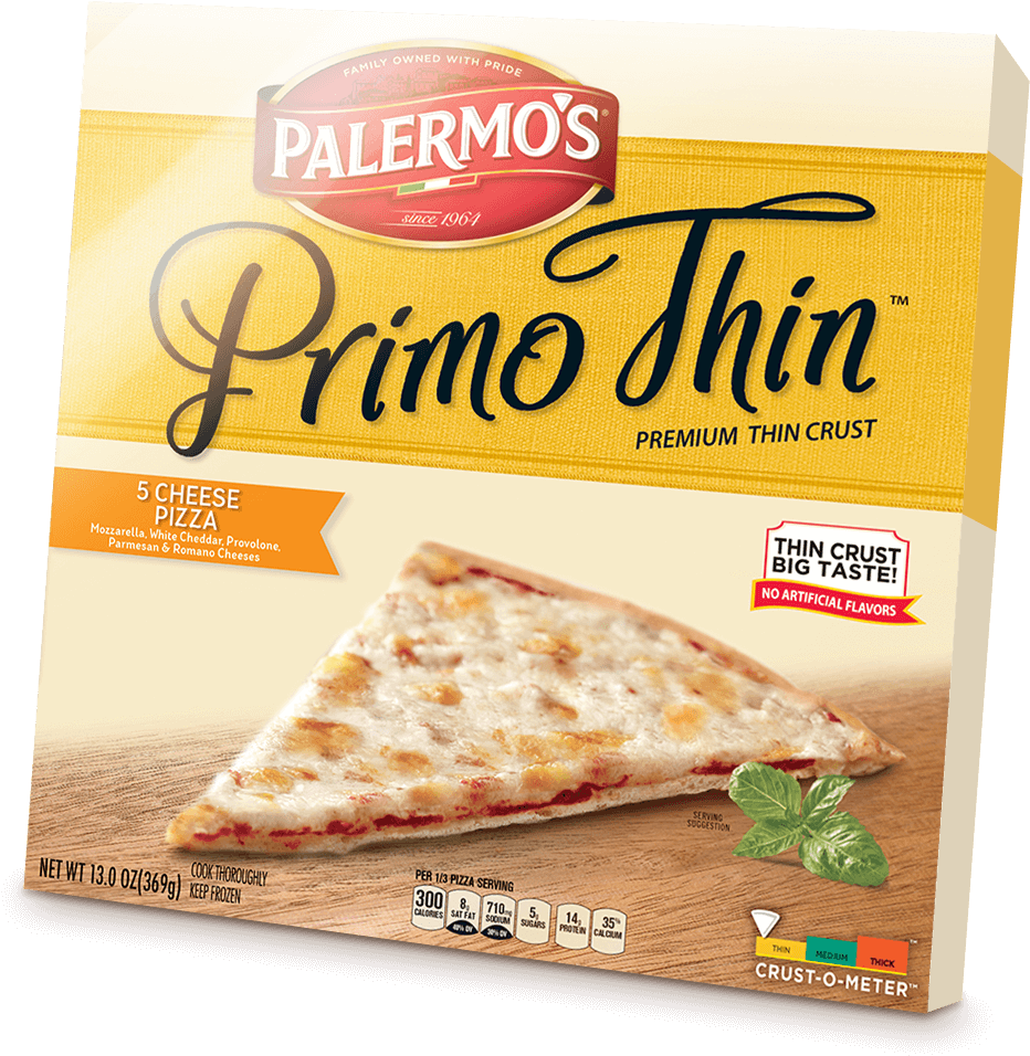 Ingredients - Frozen Pizza Thin Crust (971x959), Png Download