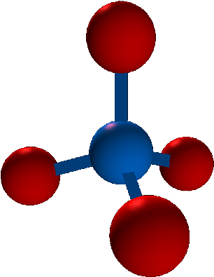 Molecule - Model Of Methane Molecule (407x414), Png Download