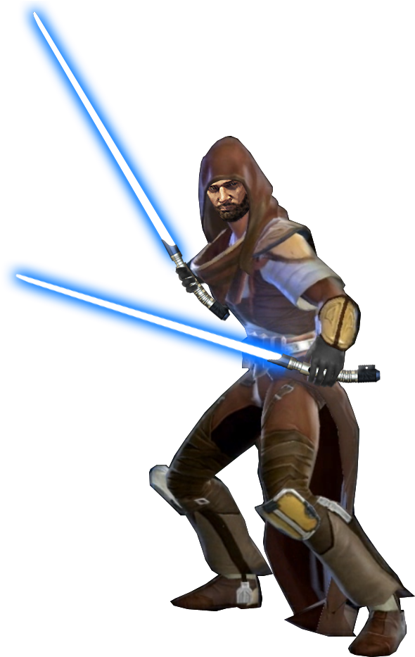 Strite-jedi - Old Republic Jedi (639x947), Png Download