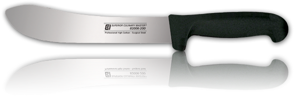 8" Butcher Knife, Poly/s Handle - Butcher Knife (600x257), Png Download