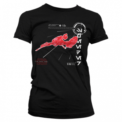 Star Wars The Last Jedi Sk Rbl Girly Tee - Scooby Doo Brown Shirt (400x400), Png Download