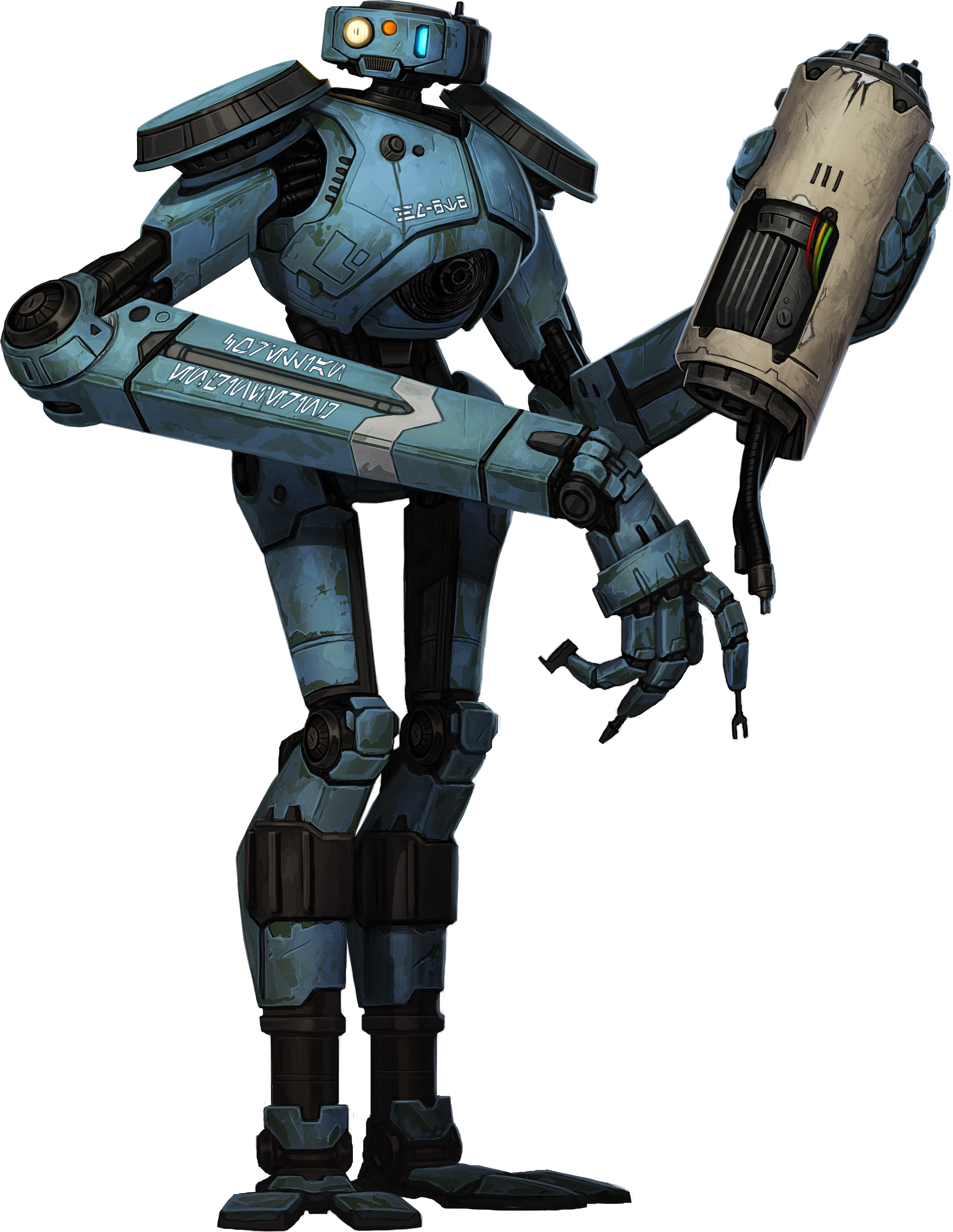 Sw Droidpc Final - Star Wars Bounty Hunter Droids Concept (4839x6066), Png Download