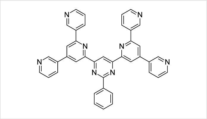 Structure Of The 3,3′-btp Molecule - Diagram (696x402), Png Download