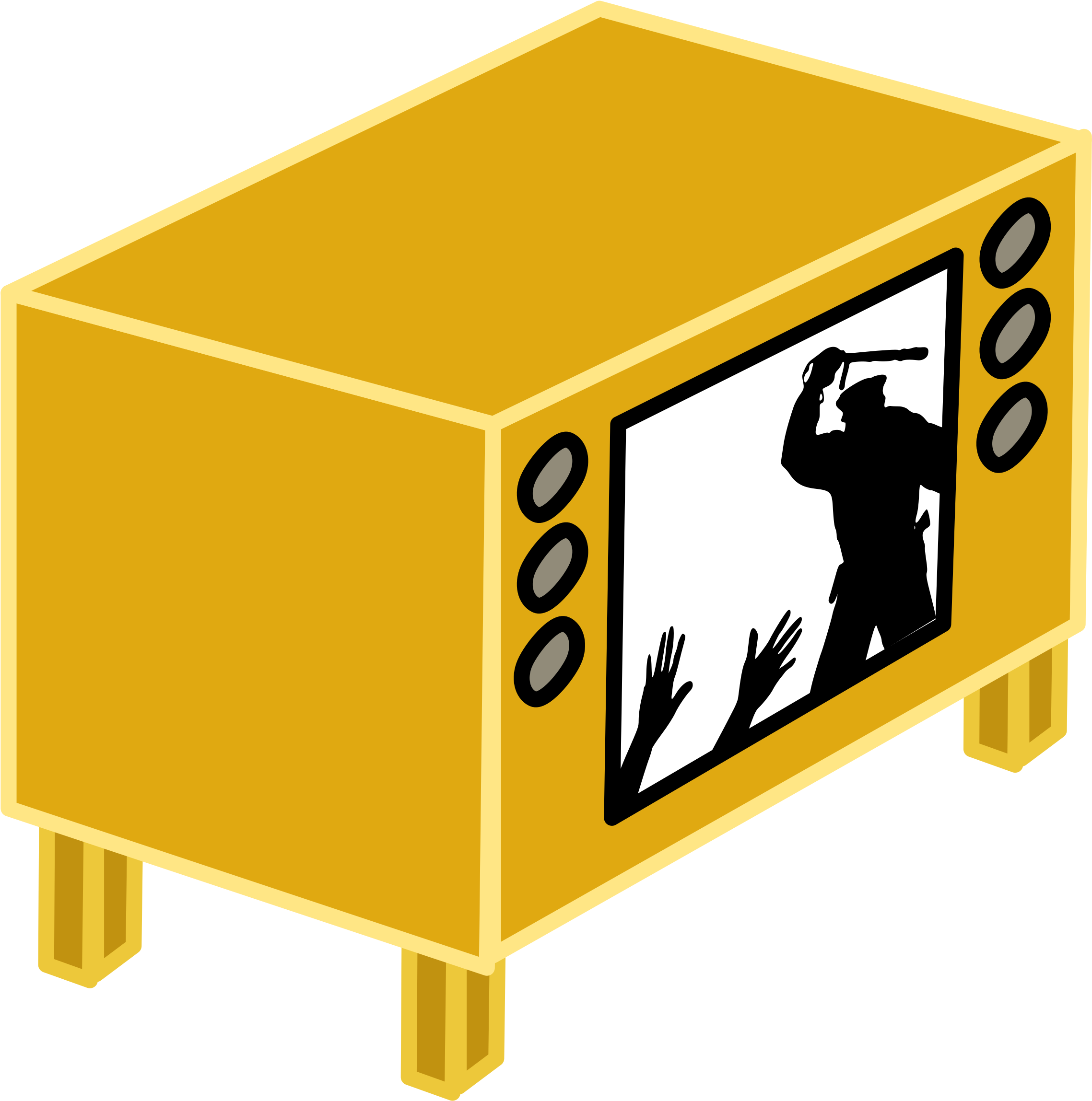 Tv-violence W=800 - Media Violence Clipart (800x800), Png Download