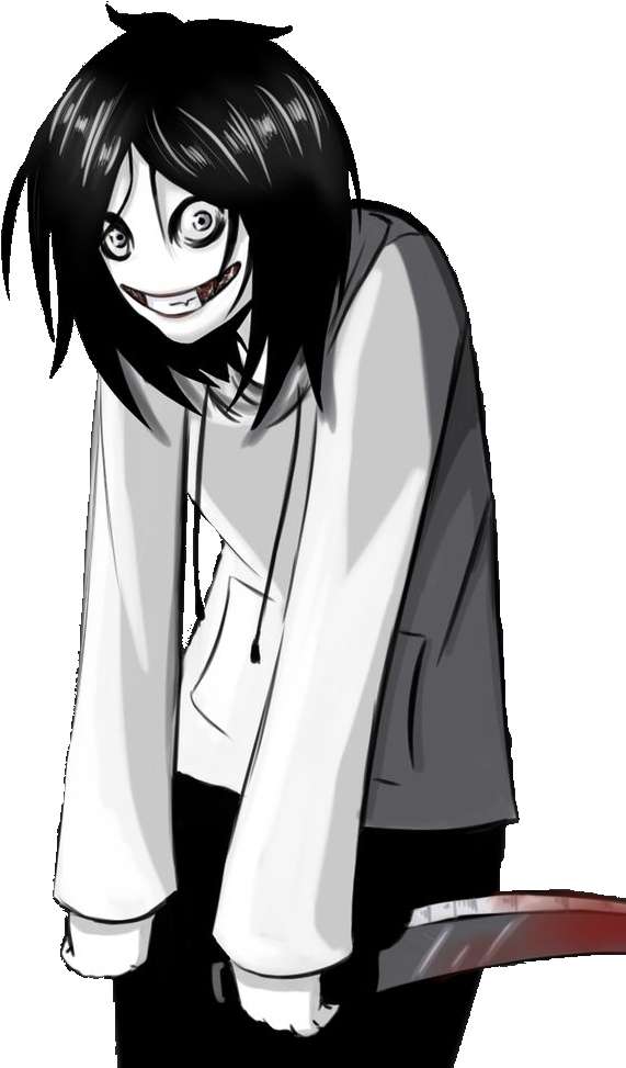 Jeff The Killer Transparent - Jeff The Killer Png (604x990), Png Download