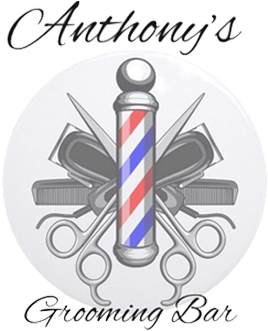 Anthony's Grooming Bar - Barbers Pole Logo (400x400), Png Download