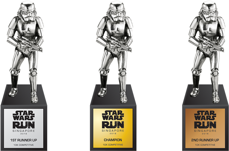 Star Wars Run Singapore Trophy By Royal Selangor - Royal Selangor Star Wars Figurine, Storm Trooper Small (960x563), Png Download