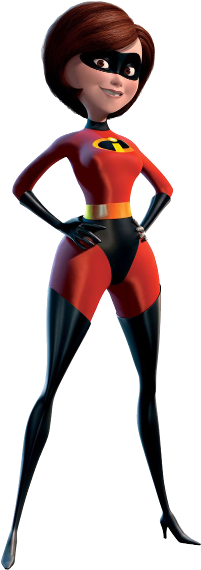 Os Incriveis 07 - Incredibles Elastigirl (468x1210), Png Download