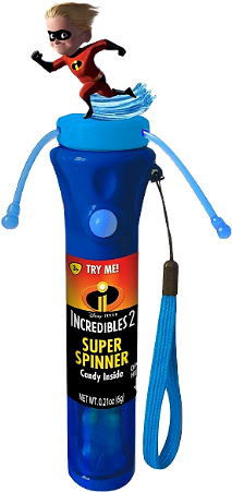 Disney The Incredibles 2 Dash Super Spinner Candy Toy - Disney Pixar The Incredibles 2 Beginning (500x500), Png Download