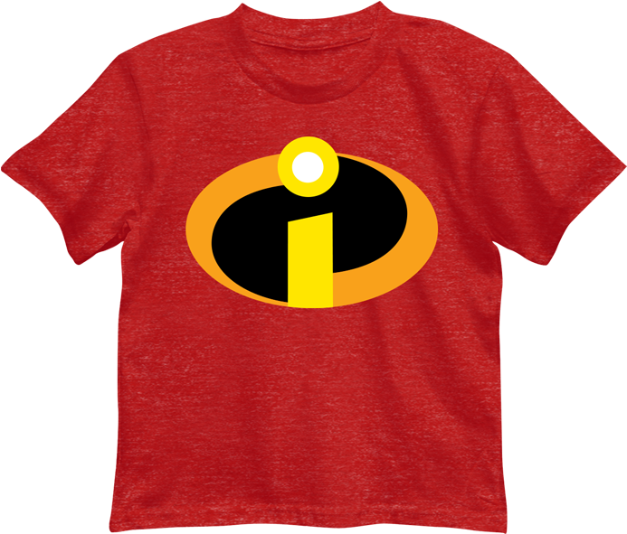 Disney Little Boys' The Incredibles Logo Costume T-shirt - Incredibles (750x750), Png Download