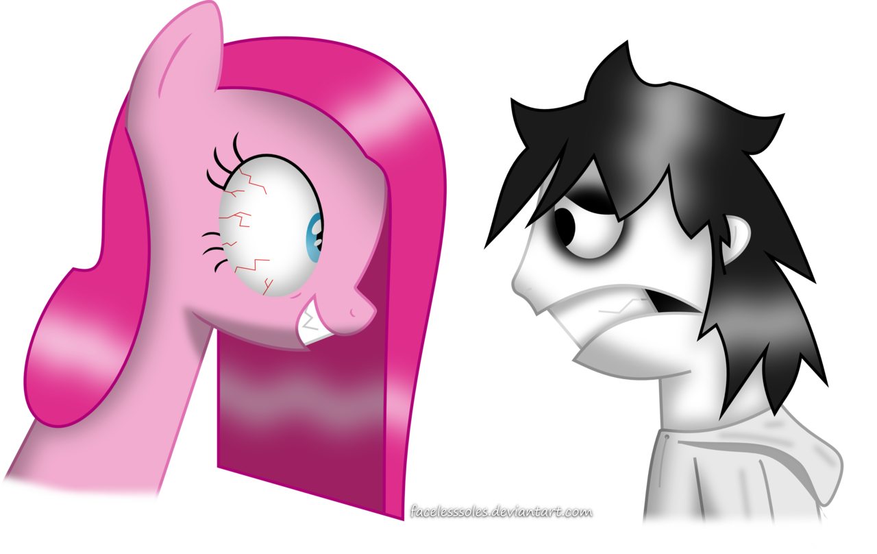 Facelesssoles, Jeff The Killer, Meme, Pinkamena Diane - Pinkie Pie (1280x808), Png Download