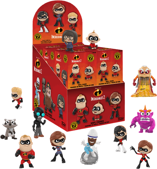 Incredibles Mystery Minis Blind Box - Funko Mystery Minis Incredibles 2 (600x600), Png Download