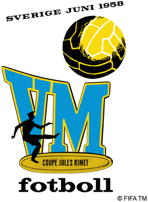 Fifa World Cup 1958 Logo - 1958 Fifa World Cup (328x395), Png Download