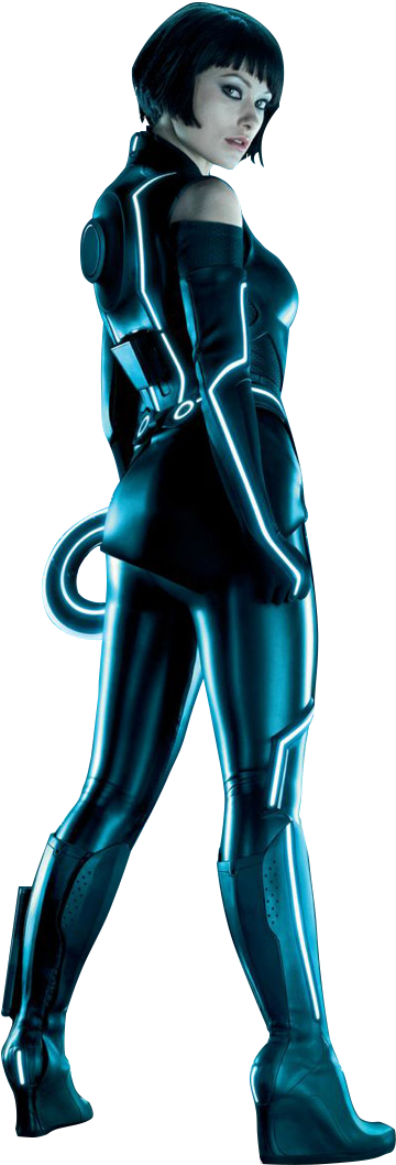 Tron Legacy Quorra Png (399x1101), Png Download
