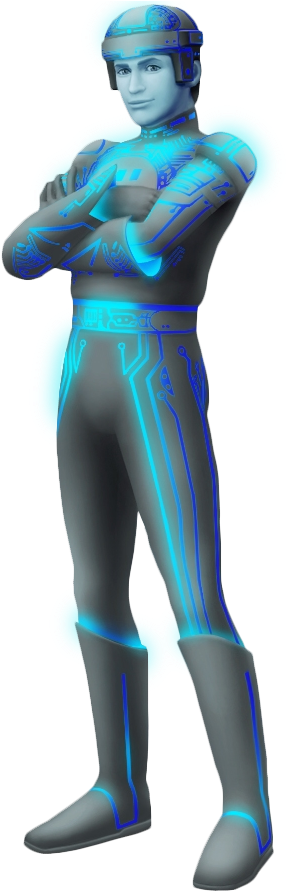 Tron - Kingdom Hearts Tron Png (302x897), Png Download