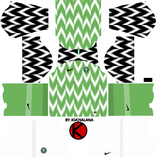 Nigeria 2018 World Cup Kit - Dls 18 Kits Nigeria (509x510), Png Download