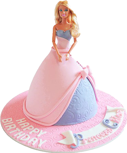 Barbie Doll Cake - Wilton Teen Doll Pick (500x500), Png Download