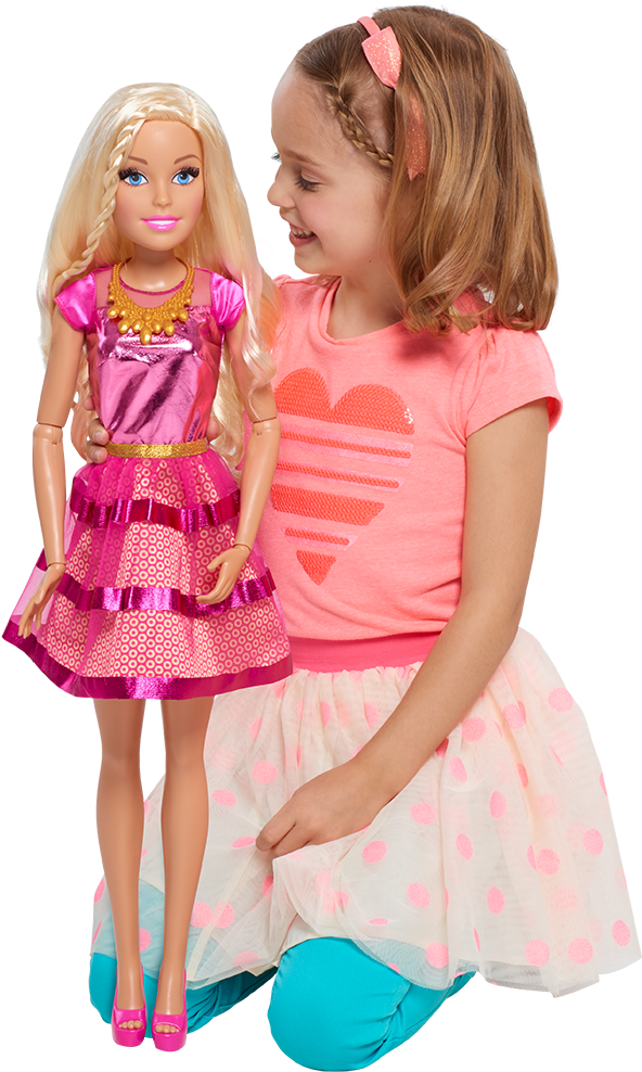 Barbie 28” Best Fashion Friend Doll - Barbie 28" Fashion Doll - Blonde (1000x1000), Png Download
