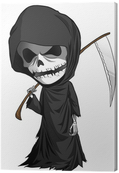 Illustration Of Grim Reaper With Scythe Isolated On - Dibujo De La Muerte (400x400), Png Download
