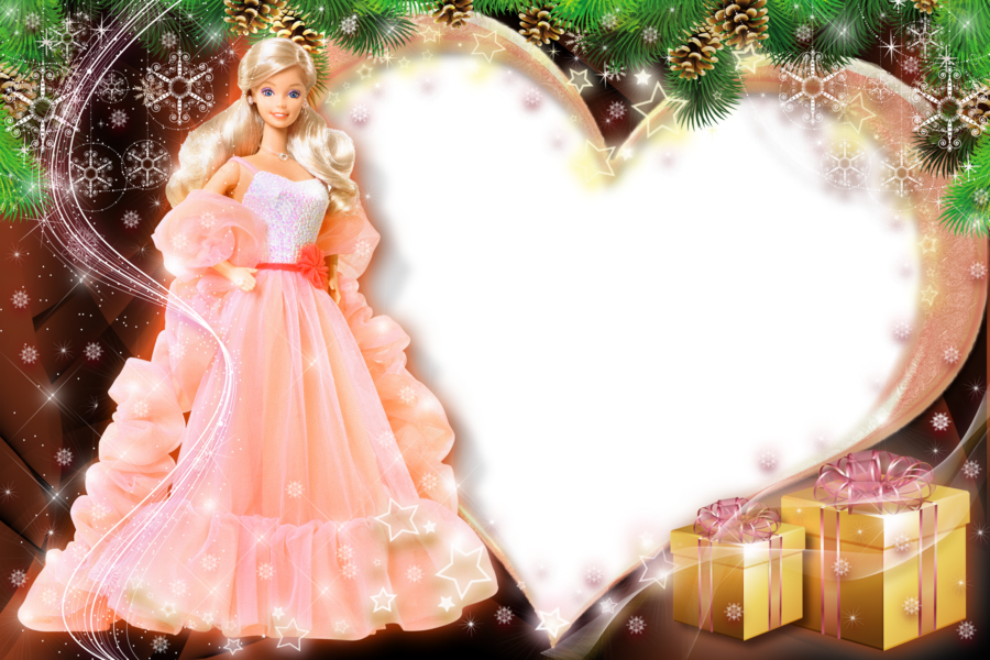 Barbi Frames Png Clipart Barbie Cuadro - Barbie Kidult Time Capsule Peaches/ Cream (900x600), Png Download