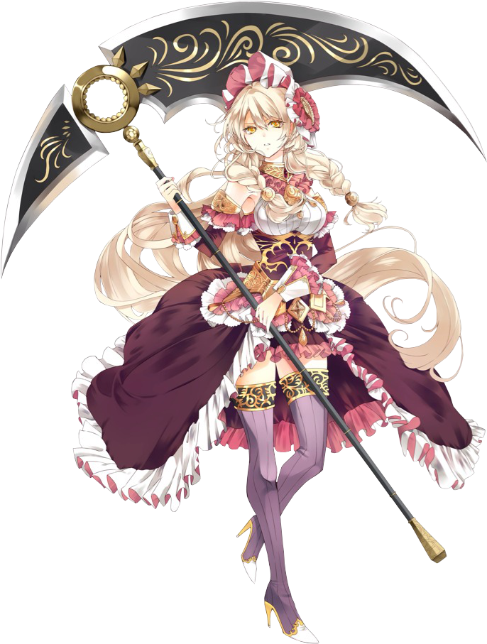 Necromancer-concept2 - Aura Kingdom Necromancer Female (738x960), Png Download