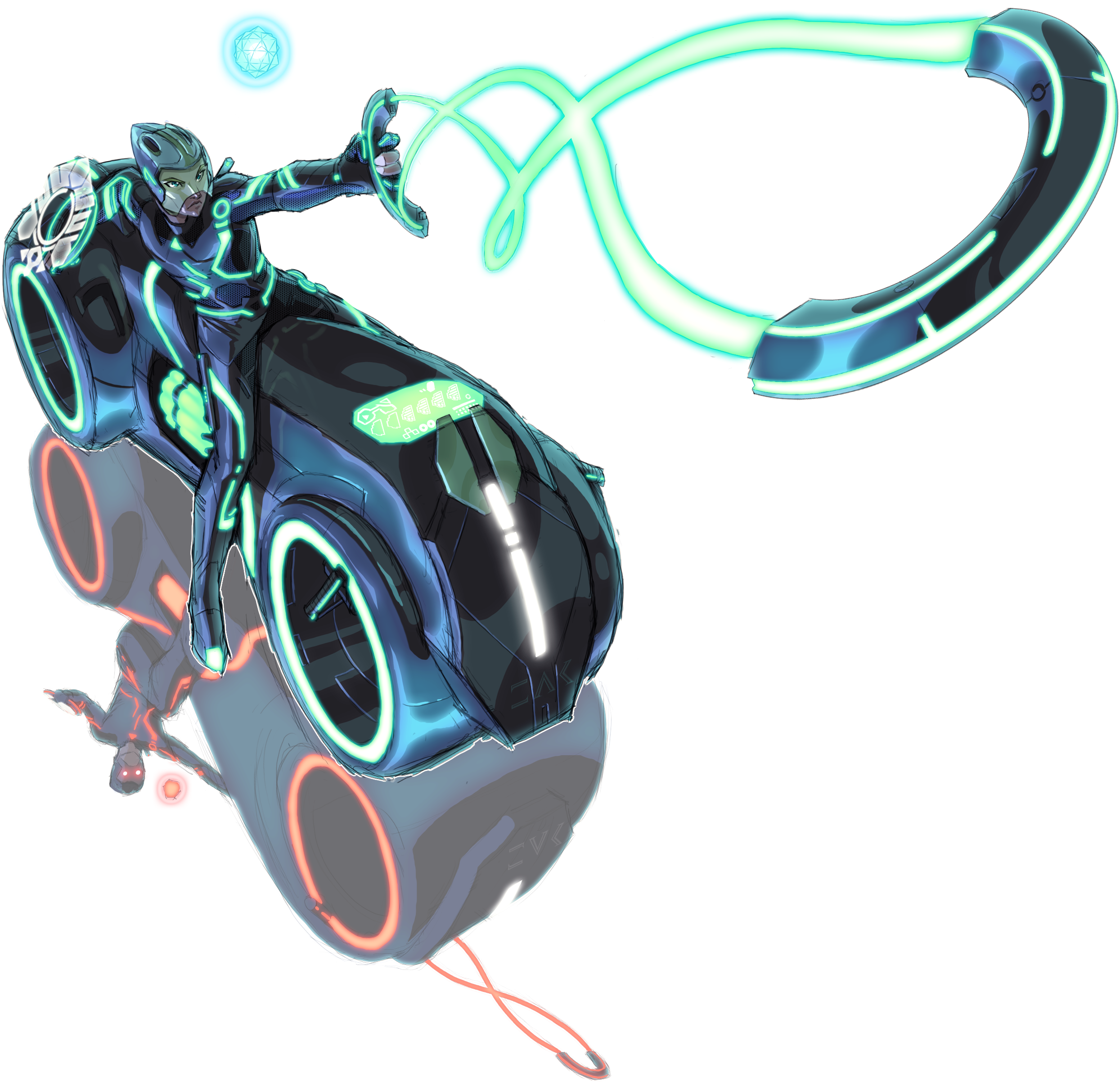 Author Comments - Motorcycle (3000x2653), Png Download