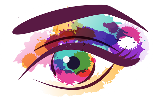 Eyeshadow Clipart Eyeshadow Palette - Vector Make Up Png (604x389), Png Download