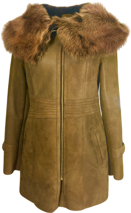 Free Png Fur Lined Leather Jacket Png Images Transparent - Coat Clipart With Transparent Background (480x480), Png Download