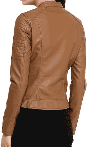 Brown Soft Leather Jacket For Women - Leather Jackets For Women Pakistan (500x500), Png Download