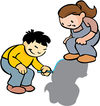 Here Comes The Sun - Shadows Clipart (360x360), Png Download