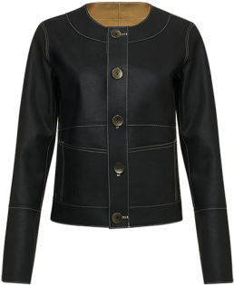 Leather Jacket (509x677), Png Download