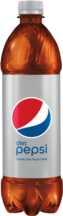 Diet Pepsi Cola 24 Fl. Oz. Bottle (300x700), Png Download