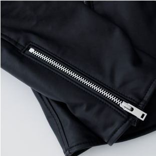 Faux Leather Jacket - Leather Jacket (530x350), Png Download
