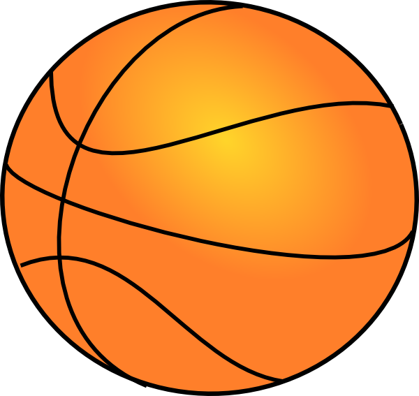 Basketball Clipart At Getdrawings - Basketball Clip Art Transparent (600x567), Png Download