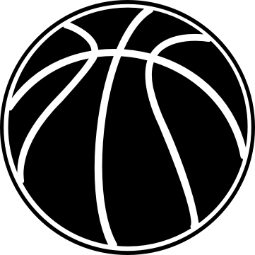 Basketball Black And White Black And White Basketball - Basketball Black And White Png (361x360), Png Download