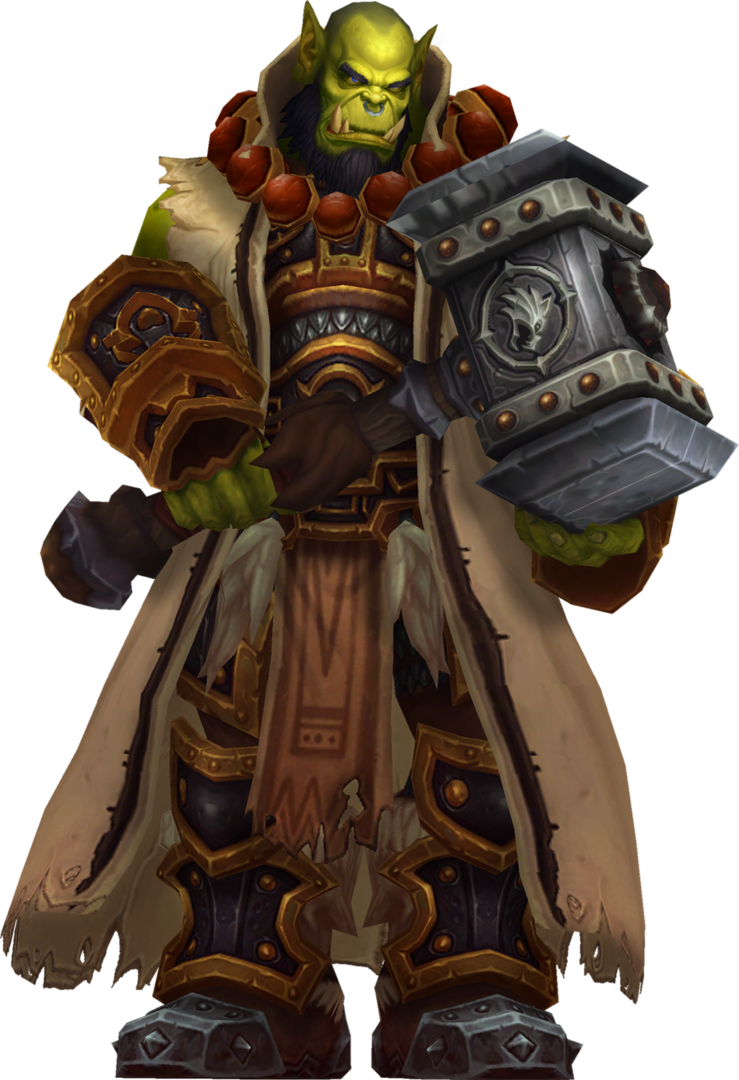 Thrall Wod - Thrall Wow (739x1080), Png Download