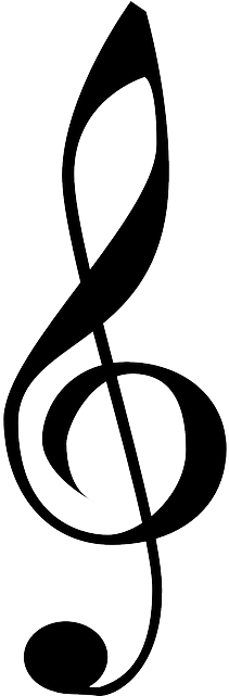 Music Notes Png Clipart Web Icons Png - Treble Clef Clip Art (320x640), Png Download