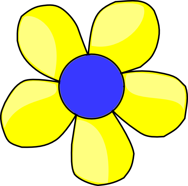 Flower Yellow Clipart (600x594), Png Download