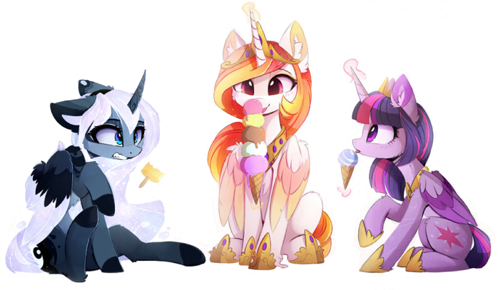 Elder Goddess - Little Pony Mlp Magnaluna (1025x424), Png Download