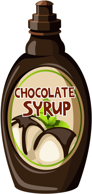 Chocolate Syrup - Chocolate Sauce Clip Art (424x800), Png Download
