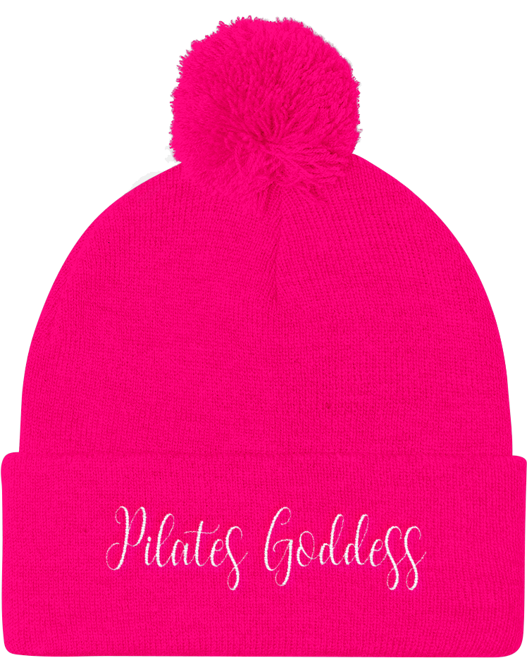 Pilates Goddess Pom Pom Knit Cap - Dope Pom Pom Knit Cap (1000x1000), Png Download