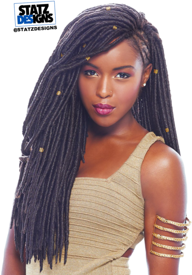 Goddess - Janet Collection Havana Mambo Faux Locs 18 (408x600), Png Download