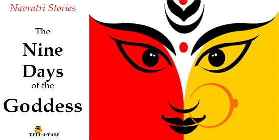 Navratri Transparent Background Png - Paintings Of Goddess Durga (564x280), Png Download