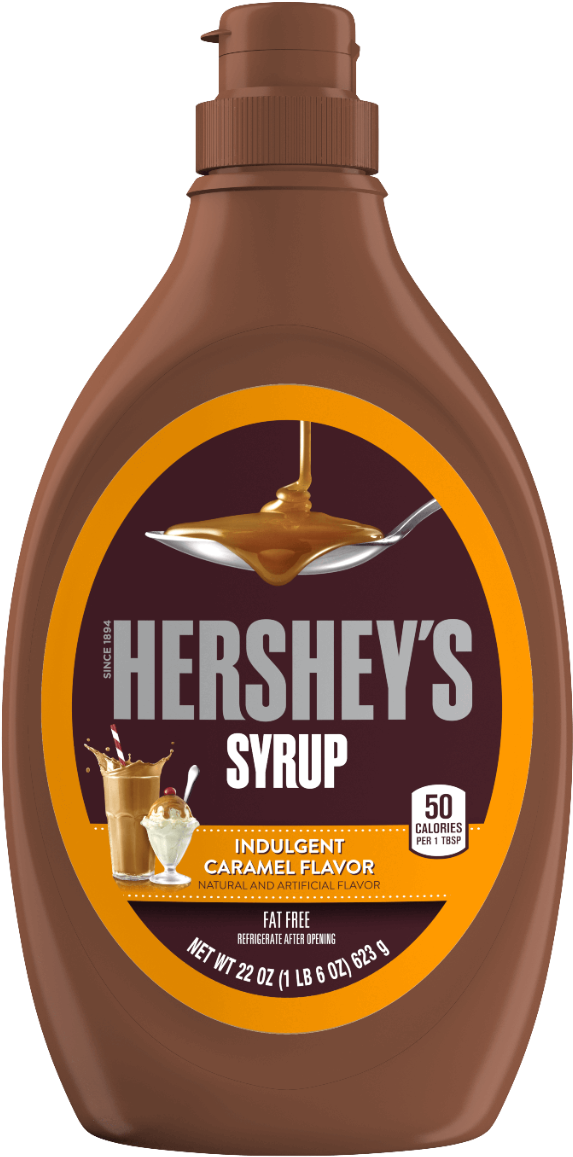 Hershey's Caramel Syrup - Hershey's Caramel Syrup 22 Oz (1280x1280), Png Download