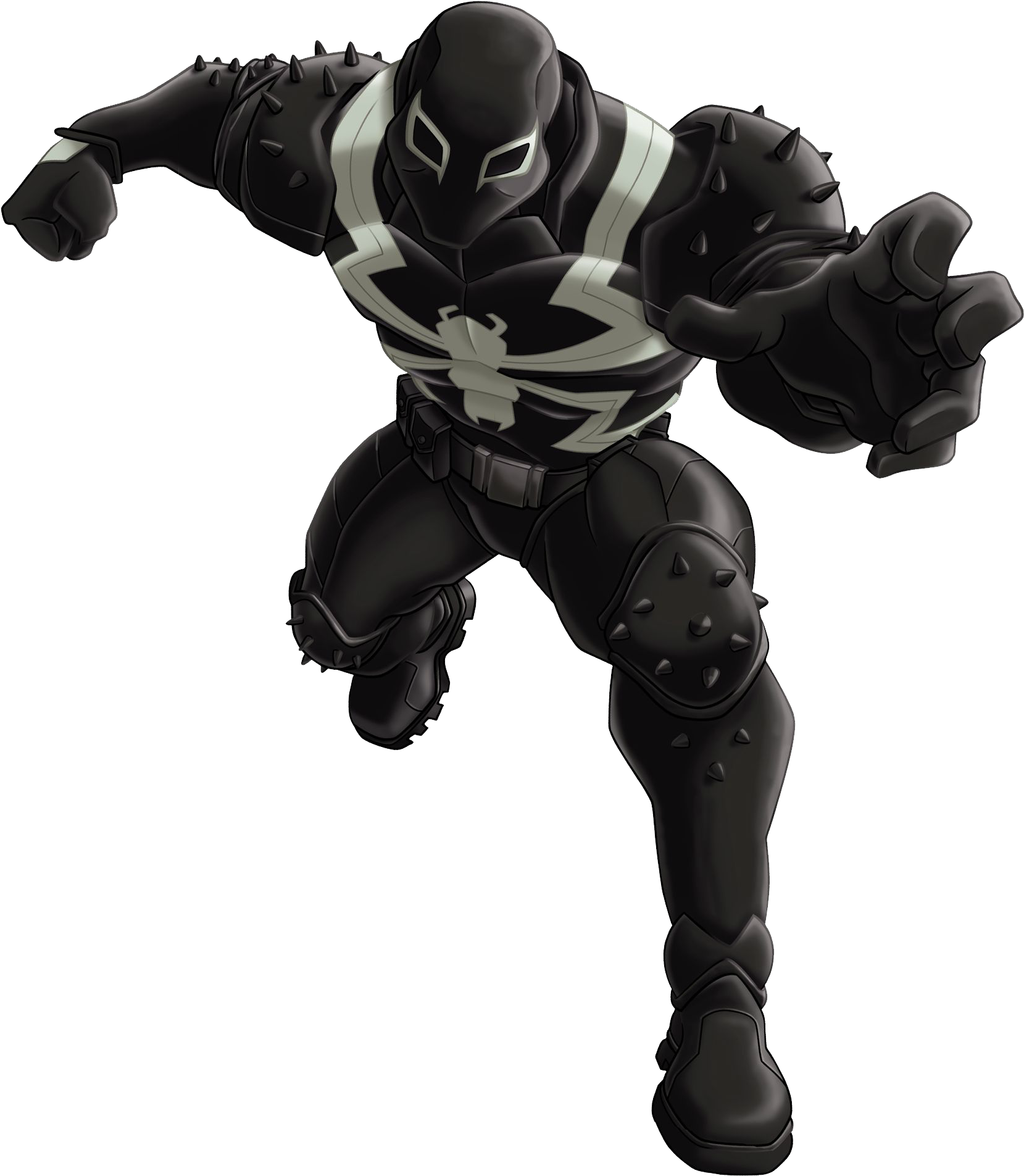 Agent Venom - Ultimate Spider Man Web Warriors Spider Man 2099 (1952x2224), Png Download