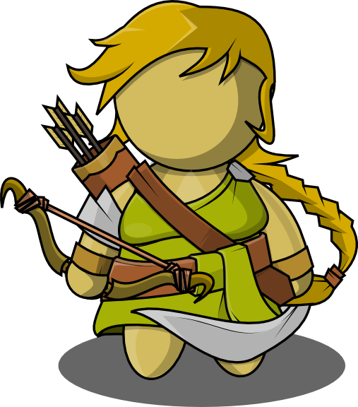 Goddess Clipart Artemis - Dioses Griegos En Caricatura (507x576), Png Download