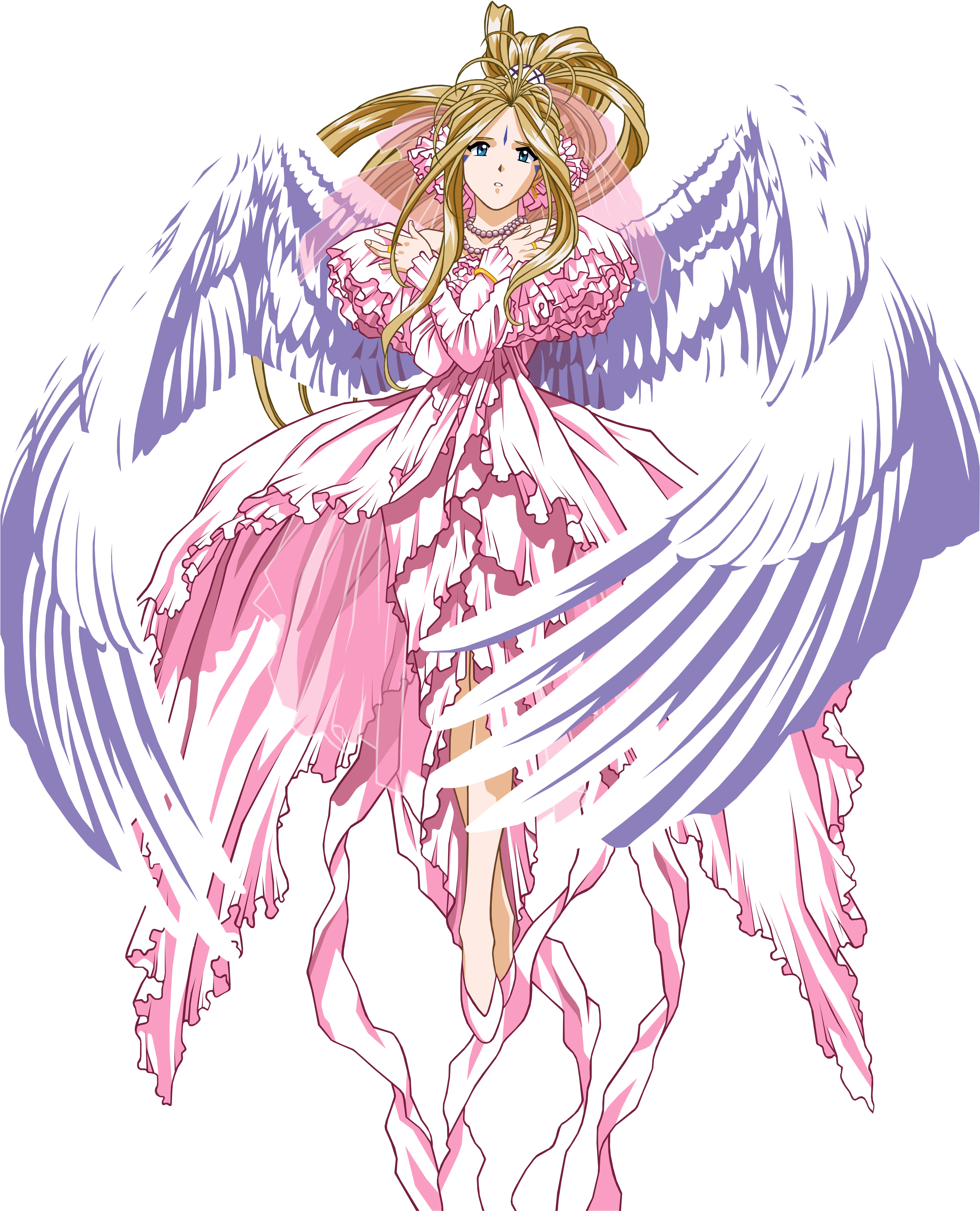 Download Png - Ah My Goddess Belldandy (2610x3336), Png Download