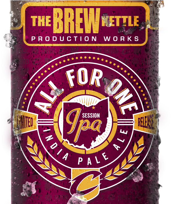 'all For One' Ale To Celebrate Cavs Fans - Lake Beerie - The Brew Kettle Taproom & Smokehouse (753x698), Png Download