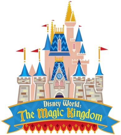 Magic Kingdom Shareorlando - Magic Kingdom Castle Illustration (400x449), Png Download