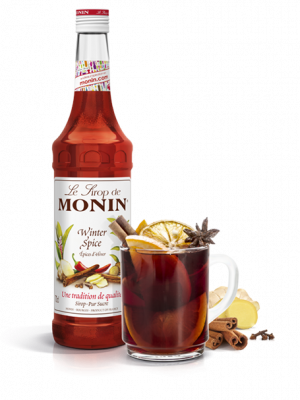 Mulled Wine Winter Spice Monin Cocktail - Monin Pumpkin Spice Syrup 70cl - Spiced Pumpkin Syrup (300x400), Png Download